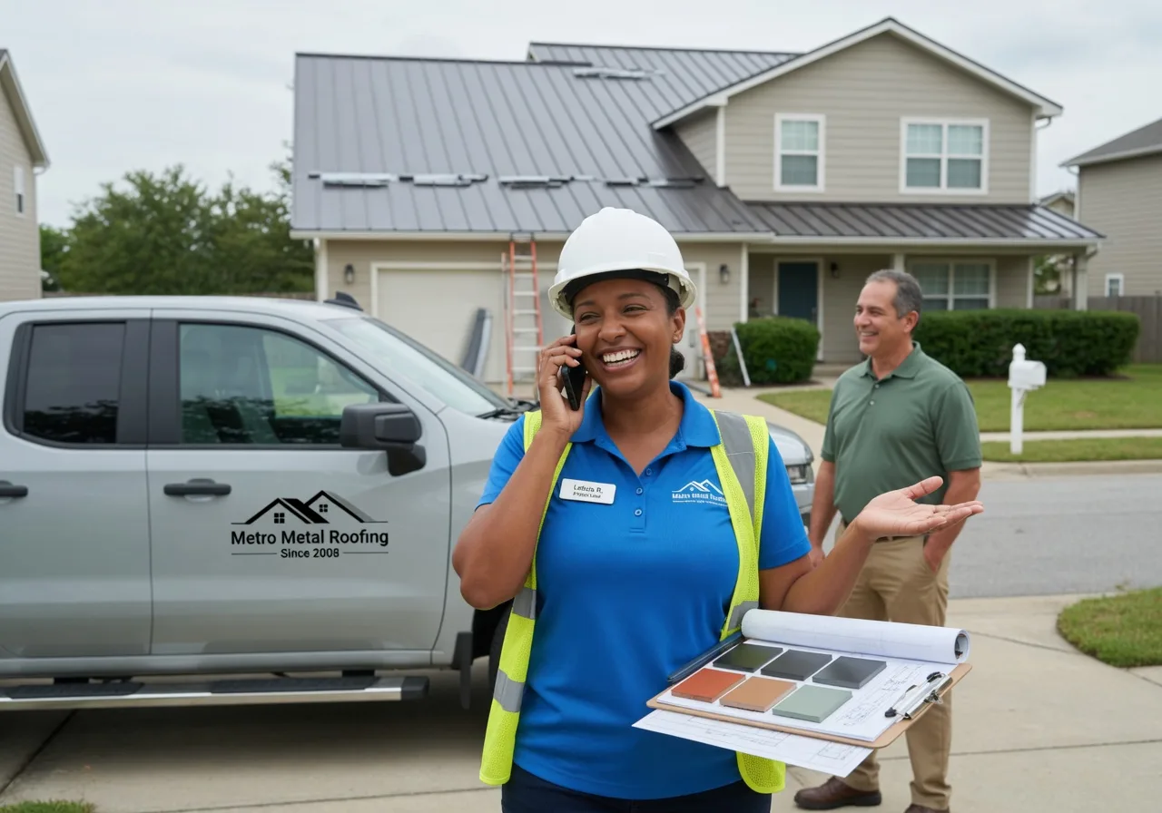 Storm Damage Metal Roof Repair in Newton Hamilton, PA